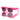 Ray-Ban WAYFARER PUFFER - Frame Polished Fucsia / Lenses Ultra Black