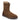 Women's Uppsala Zip Shearling Suede Leather Dark Tea