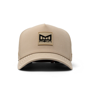 Hydro Odysea Stacked Snapback Hat KHAKI