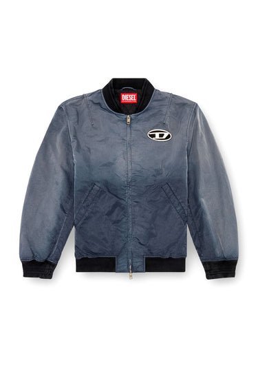 J-Kepes Grey Dégradé padded bomber jacket Dark grey