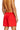 Rio-41-D-Core Mid-length swim shorts with maxi logo Red/White