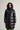 Aliquippa Long Down Jacket in Glossy Nylon Black