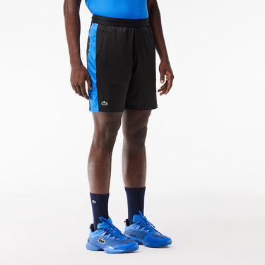 Men's Lacoste Tennis x Daniil Medvedev Regular Fit Shorts Black / Blue
