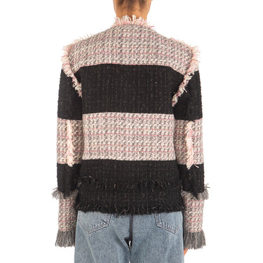 Women's Lurex Boucle' Tweed Jacket Grey