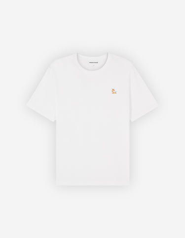 Chillax Fox Patch Regular Tee Shirt White