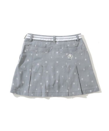 Women's Enigma Pleats Skirt Light Grey