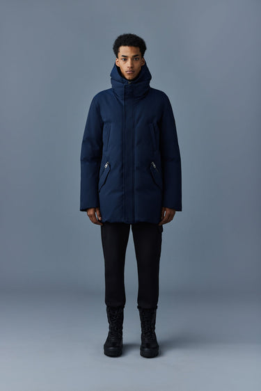 Edward 2-in-1 Down Coat With Removable Hooded Bib Navy
