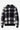 BRUSHED MOHAIR CHECK PULLOVER BLACK WHITE CHECK