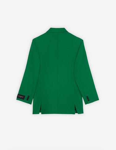 MAISON KITSUNÉ TWO BUTTONS JACKET DEEP GREEN