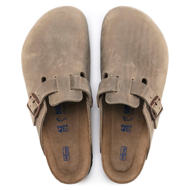 Unisex Boston Soft Footbed Oiled Leather Tobacco Medium/Narrow