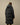 Nycra-R Buttoned Hood Long Down Jacket Black Sand
