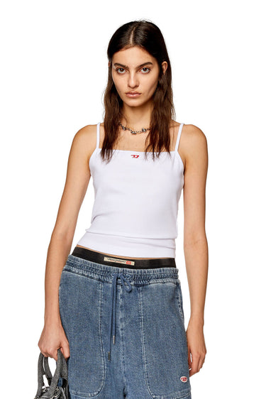 T Hop D Tank Top White