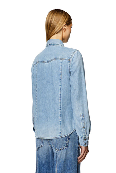 Diesel DE-WAVES SHIRT-A09966 DENIM