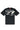 T-BOXT-N14 T-shirt with distressed flocked logo Black