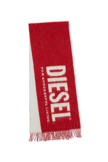 S-Kott Two-tone scarf with maxi logo
