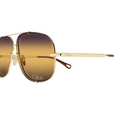 Women's Chloé CH0348S-004 62 Sunglass METAL GOLD