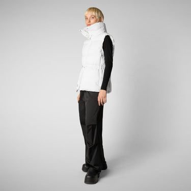 Woman's vest Ren in White