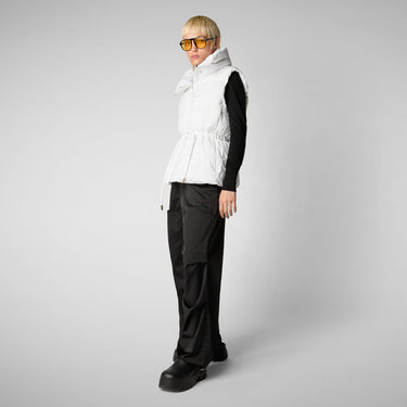 Woman's vest Ren in White
