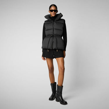 Woman's vest Ren in EDEL in Black