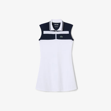 Women's Recycled Fiber Tennis Dress with Built-In Shorts Navy Blue
