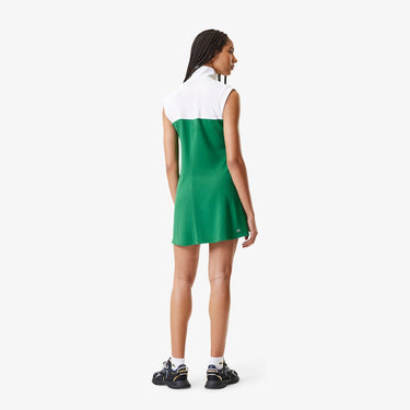 Women's Recycled Fiber Tennis Dress with Built-In Shorts Rocket/White