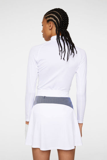 J.LINDEBERG ASA SOFT COMPRESSION TOP WHITE