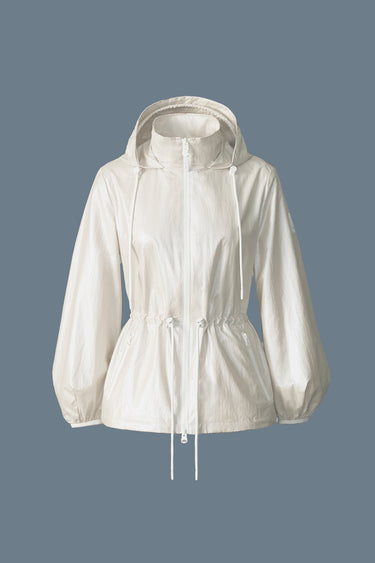ISHA Rain Jacket with Balloon Sleeves Champagne