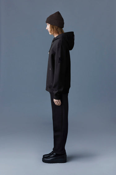 KRYS-ZP zip-up hoodie Black