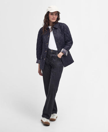 Summer Beadnell Quilted Jacket Navy