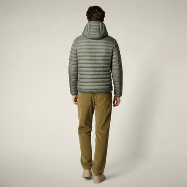 Men's Animal free puffer Jacket mod. Donald in MUD GREY
