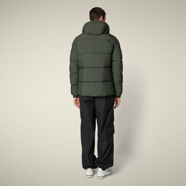 Men's parka mod. Alter in LAND GREEN