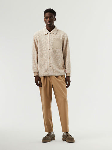 Teddy Sweat Overshirt SURFE V1.Y7.02 Brown / Beige