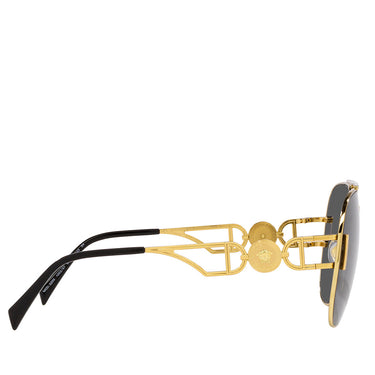 Versace Metal Unisex Sunglass Gold