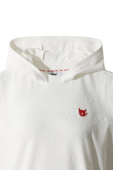 Women's Athletic WAACKY JQD Sleeveless Hoodie WHITE
