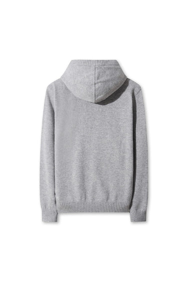 Men's Knit Hoodie GREY