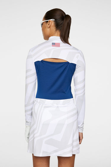 Sylvie Compression Top US Golf White