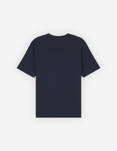 Chillax Fox Patch Regular Tee Shirt Ink Blue