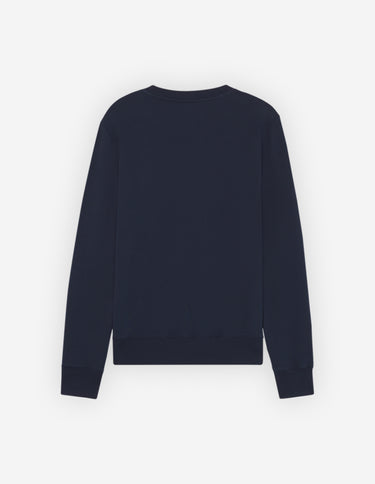 Men's Fox Head Patch Regular Sweatshirt Ink Blue