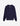 Men's Bold Fox Head Patch Half Zip Ribbed Jumper Paper Ink Blue