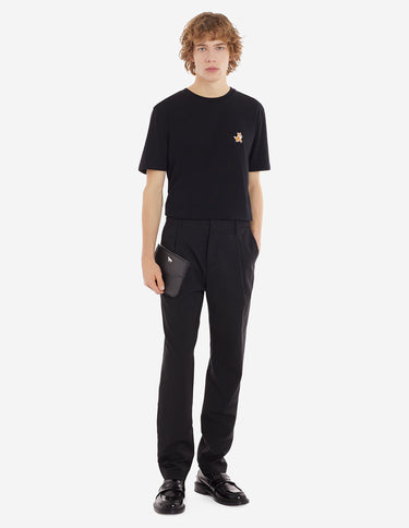 Men's Speedy Fox Patch Comfort Tee-shirt Black
