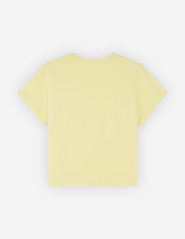 Women's Baby Fox Patch Baby Tee-shirt Chalk Yellow