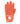 Sheep Leather Signal Marker Glove Orange