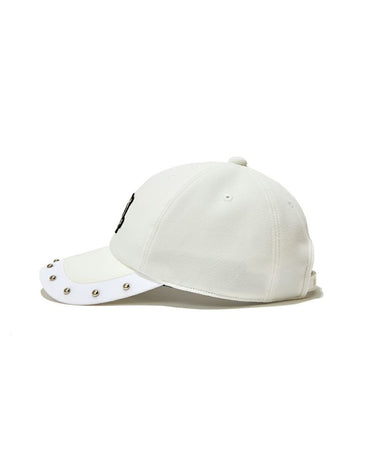 Unisex Royal Stud Cap White