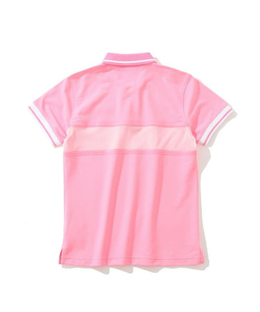 Women's Jamming Knit Collar Polo Pink