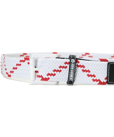 UNISEX Drawl Braided Belt WHITE