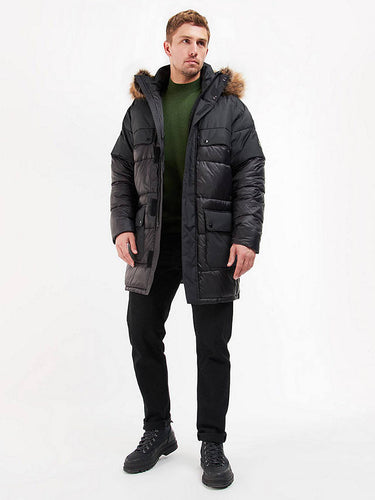Barbour International Contrast Redford Park Black