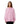 Oversized sweatshirt with a maxi logo print on the hood PINK
