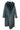 HANA 2-in-1 Shearling Robe Coat Black