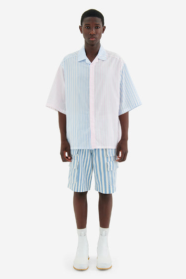 MEN'S OUTDOOR BERMUDA SKY BLUE STRIPES