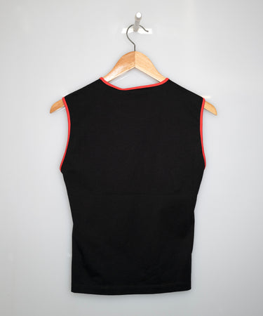 MSGM tank top Black/Red